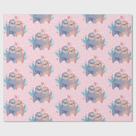 Valentine's Day Cadeaupapier (Vlak)