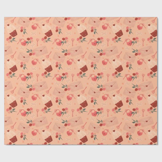 Valentine's Day Cadeaupapier (Vlak)