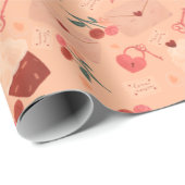 Valentine's Day Cadeaupapier (Rol Hoek)