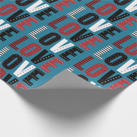 Valentine's Day Cadeaupapier (Hoek)