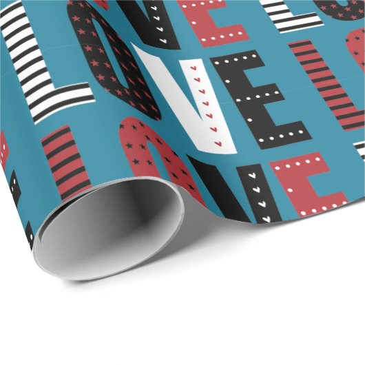 Valentine's Day Cadeaupapier (Rol Hoek)