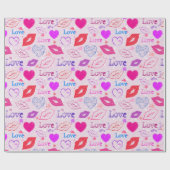 Valentine's Day Cadeaupapier (Vlak)