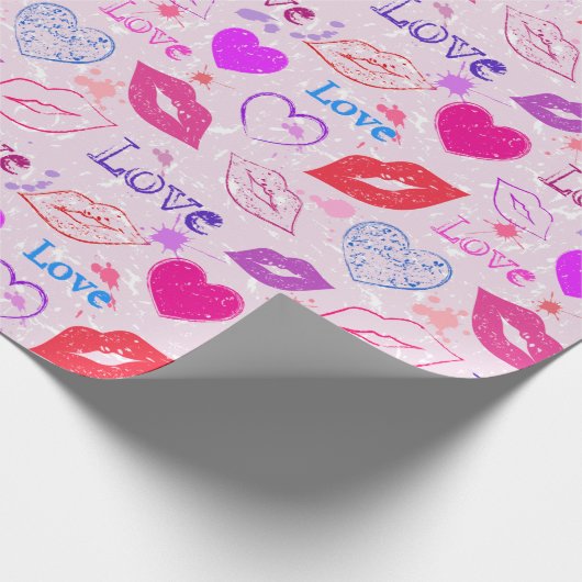 Valentine's Day Cadeaupapier (Hoek)