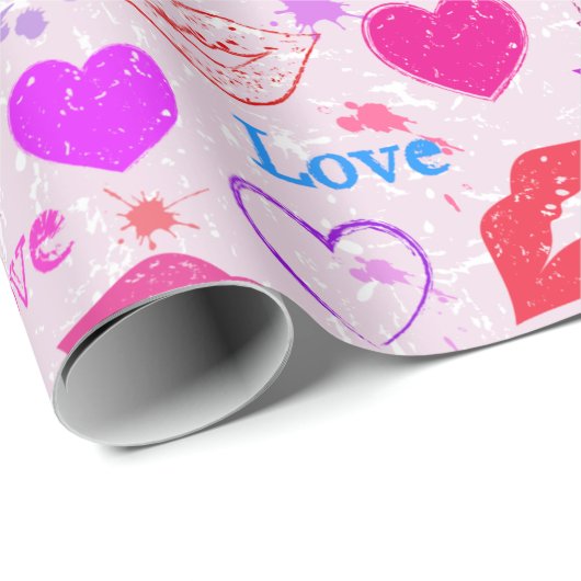 Valentine's Day Cadeaupapier (Rol Hoek)