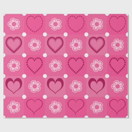 Valentine's Day Cadeaupapier (Vlak)