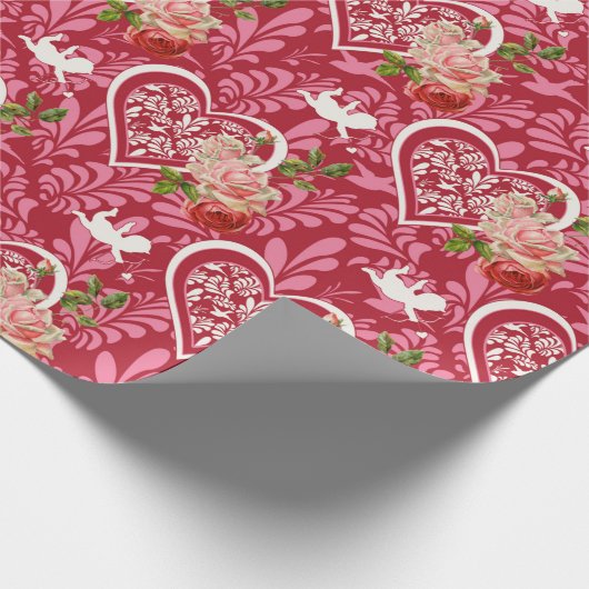 Valentine's Day Cadeaupapier (Hoek)