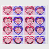 Valentine's Day Cadeaupapier (Vlak)