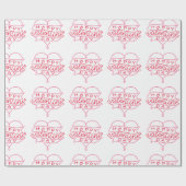 Valentine's Day Cadeaupapier (Vlak)