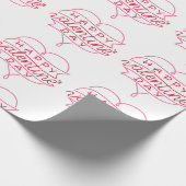 Valentine's Day Cadeaupapier (Hoek)