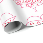 Valentine's Day Cadeaupapier (Rol Hoek)