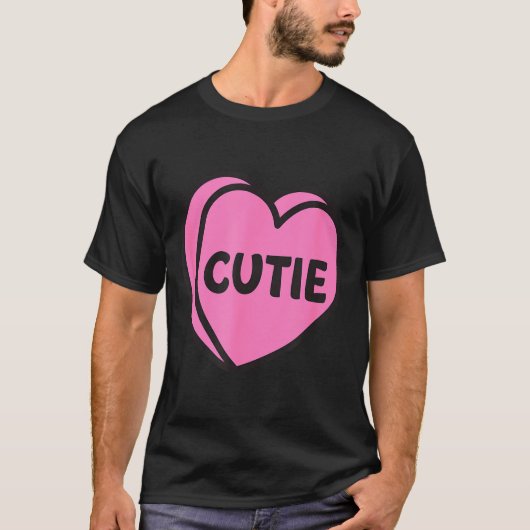 Valentines Day Candy Sweet Hearts Love Cutie T-shirt (Voorkant)