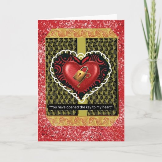 Valentine's day Card-Blank Inside Feestdagen Kaart (Voorkant)