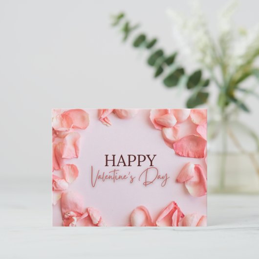 Valentine's Day Card Briefkaart (Staand voorkant)