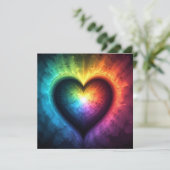 Valentines Day Card by Andrew Goodchild Feestdagenkaart (Staand voorkant)