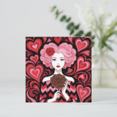 Valentines Day Card by Beyenairy 1 Feestdagenkaart (Staand voorkant)