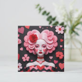 Valentines Day Card by Beyenairy 2 Feestdagenkaart (Staand voorkant)