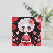 Valentines Day Card by Beyenairy 3 Feestdagenkaart (Staand voorkant)