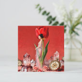 Valentines Day Card by Eloise Pixlyne Feestdagenkaart (Staand voorkant)