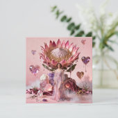 Valentines Day Card by Eloise Pixlyne Kaart (Staand voorkant)