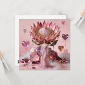 Valentines Day Card by Eloise Pixlyne Kaart (Voorkant / Achterkant in situ)