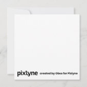 Valentines Day Card by Obso 1 Pixlyne Feestdagenkaart (Achterkant)