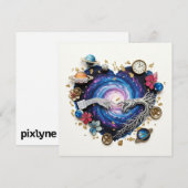 Valentines Day Card by Obso 3 Pixlyne Feestdagenkaart (Voorkant / Achterkant)