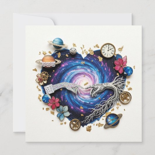 Valentines Day Card by Obso 3 Pixlyne Feestdagenkaart (Voorkant)