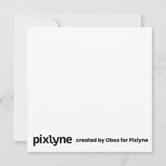 Valentines Day Card by Obso 5 Pixlyne Feestdagenkaart (Achterkant)