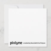 Valentines Day Card by Roombirth 1 Pixlyne Feestdagenkaart (Achterkant)