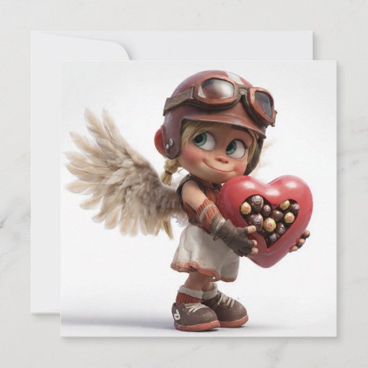 Valentines Day Card by Roombirth 3 Pixlyne Feestdagenkaart (Voorkant)