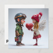 Valentines Day Card by Roombirth 5 Pixlyne Feestdagenkaart (Voorkant / Achterkant)