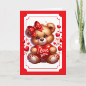 Valentine's Day Card Feestdagen Kaart (Voorkant)