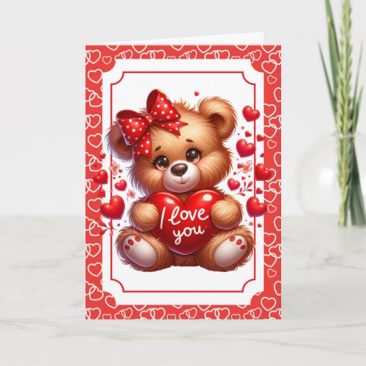 Valentine's Day Card Feestdagen Kaart (Voorkant)