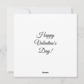 Valentine's Day Card Feestdagenkaart (Achterkant)
