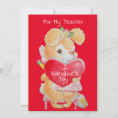Valentine's Day Card for a Good Teacher Feestdagenkaart (Voorkant)