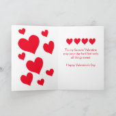 Valentine's Day Card For Stepdaughter Feestdagen Kaart (Binnen)