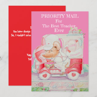 Valentine's Day Card for Teacher Feestdagenkaart