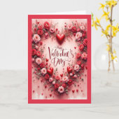 Valentine's Day Card for your Mother & Father Kaart (Gele Bloem)