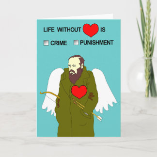 Valentine's day card from Dostoivsky Feestdagen Kaart
