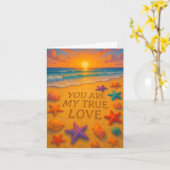 Valentine's Day Card Kaart (Gele Bloem)