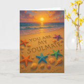 Valentine's Day Card Kaart (Gele Bloem)