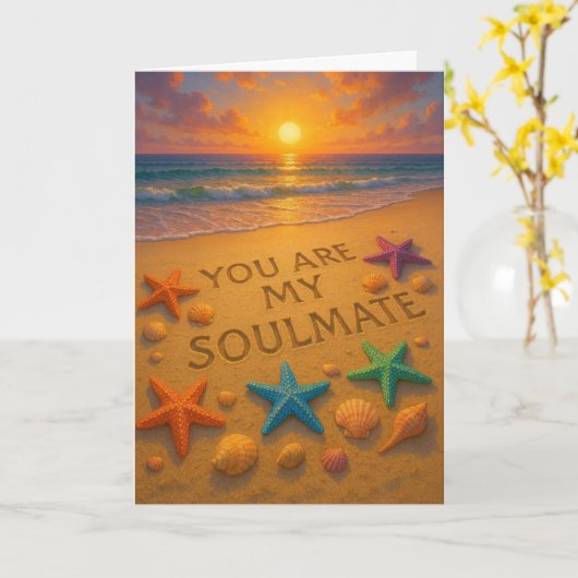 Valentine's Day Card Kaart (Gele Bloem)