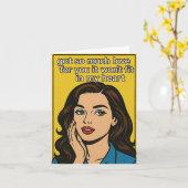 Valentine's Day Card Kaart (Gele Bloem)