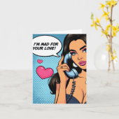 Valentine's Day Card Kaart (Gele Bloem)