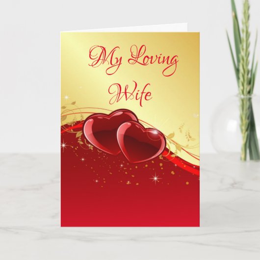 Valentine's Day Card-My Loving Wife Feestdagen Kaart (Voorkant)