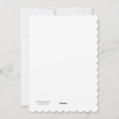 Valentine's Day card with Bear and custom text Feestdagenkaart (Achterkant)