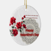 Valentine's Day Ceramic Ornament (Rechts)