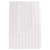 Valentine's Day Cherry on Top Coquette Stripes Medium Cadeauzakje (Achterkant)