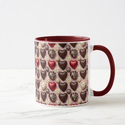 Valentine's Day Chocolates Coffee Mug Mok (Rechts)
