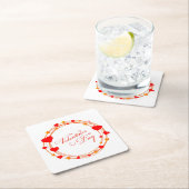 Valentine's Day Circle Design-25695 Kartonnen Onderzetters (Insitu)